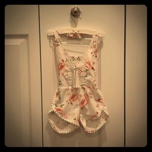 Floral Baby Romper